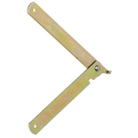 ASTA SNODATA ACCIAIO ZINCATO SINISTRA 250 MM 48 PZ