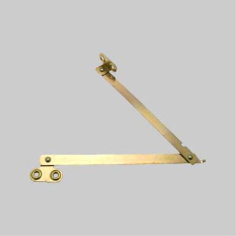Asta snodata con fermo 15 cm - dx/sx - nichelato