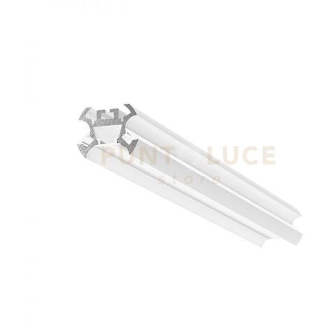 ASTANA -  PROFILO IN ALLUMINIO CON DIFFUSORE BIANCO PARETE/SOFFITTO/SOSPENSIONE MT2 COLORE BIANCO