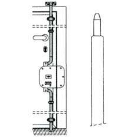 Aste per Serrature a chiusura Triplice Pz 2 Cr