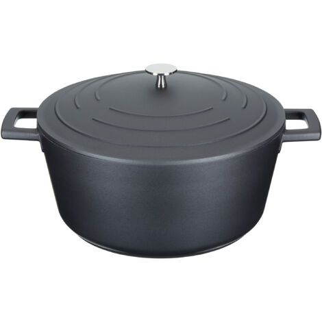 Aster MasterClass Kochtopf schwarz 5 Liter 28 cm