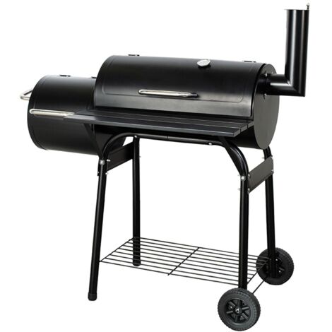 Aster MGrill MG507 barbecue charbon noir avec fumoir