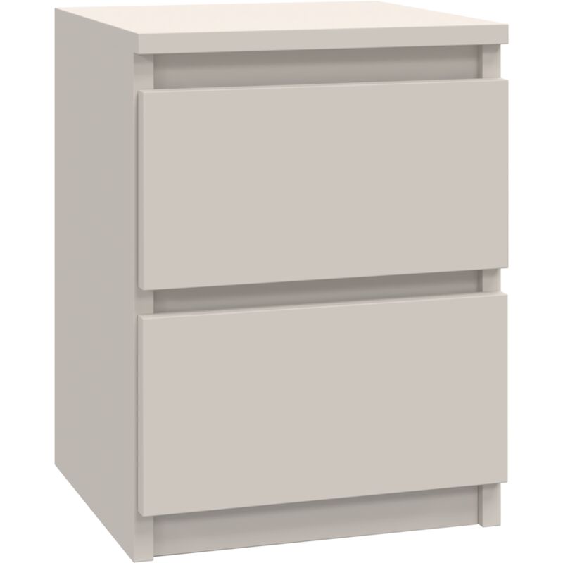 Topeshop - aster - Table de chavet style scandinave beige - 30x30x40 cm - Chevet 2 tiroirs - Meuble de chambre Topeshop - aster - Table de chavet style scandinave beige - 30x30x40 cm - Chevet 2 tiroirs - Meuble de chambre