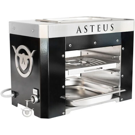 Asteus STEAKER BLACK EDITION Infrarot Elektro Grill 800°C Edelstahl