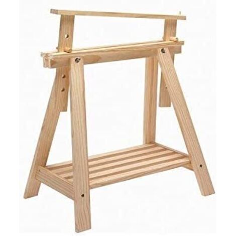 ASTIGARRAGA Architektenbock aus Kiefernholz, H.70 x B.70 cm ASTIGARRAGA