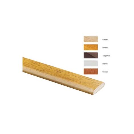 ASTINA LISCIA IN LEGNO DI AYOUS- - mm.4,5x18x2000, bianco - 25 pezzi PIRCHER