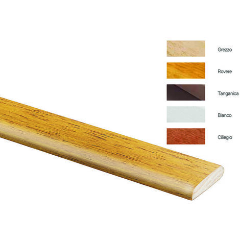 ASTINA LISCIA IN LEGNO DI AYOUS- - mm.4,5x18x2000, rovere - 25 pezzi PIRCHER