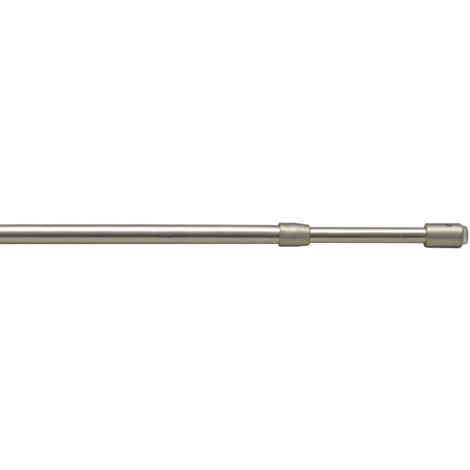 astina per tendine tonda colore nichel regolabile estensibile da 70 a 110 cm
