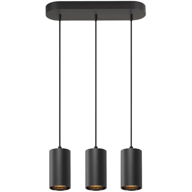 Lampe suspendue Asto Tube noir 3x GU10 - 1006435 Lampe suspendue Asto Tube noir 3x GU10 - 1006435