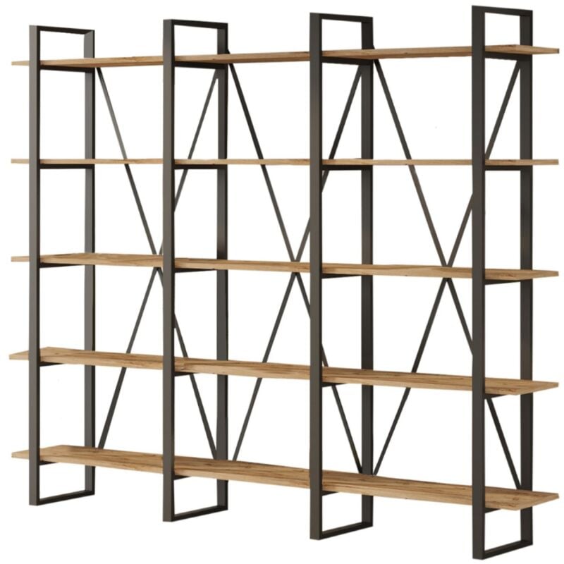 Concept-usine - astoria - Meuble à étagères bois et métal