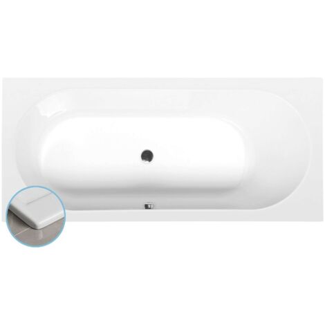 ASTRA B SLIM Bain rectangulaire 165x75x48cm, blanc