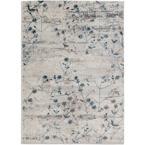 ASTRA Tapis « Antea » Tapis 160x230cm, fleurs bleues