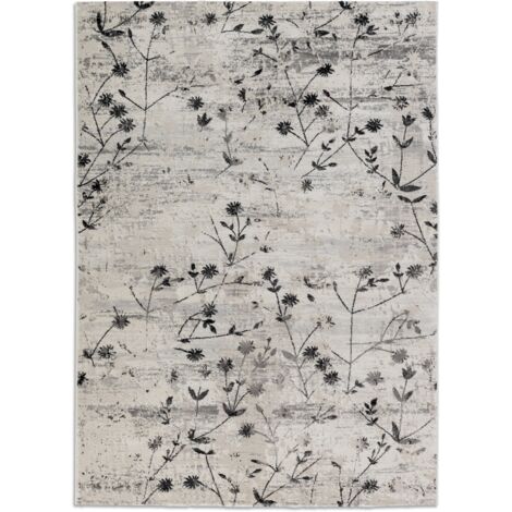 ASTRA Tapis « Antea » Tapis 160x230cm, fleurs noir