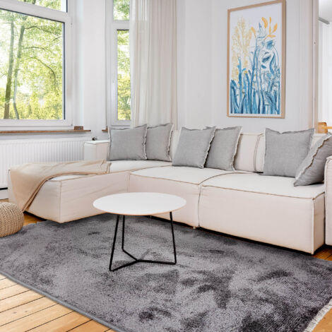 ASTRA Tapis «Stevie» anthracite 160x230 cm poils courts moelleux