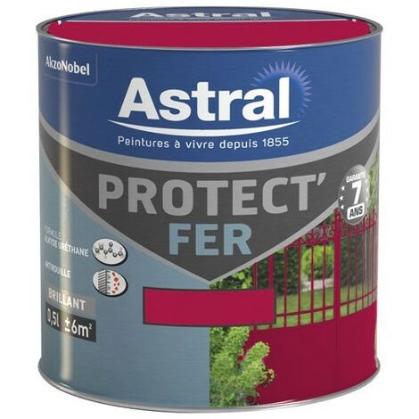 ASTRAL - Protect fer brillant 500ml rouge phare