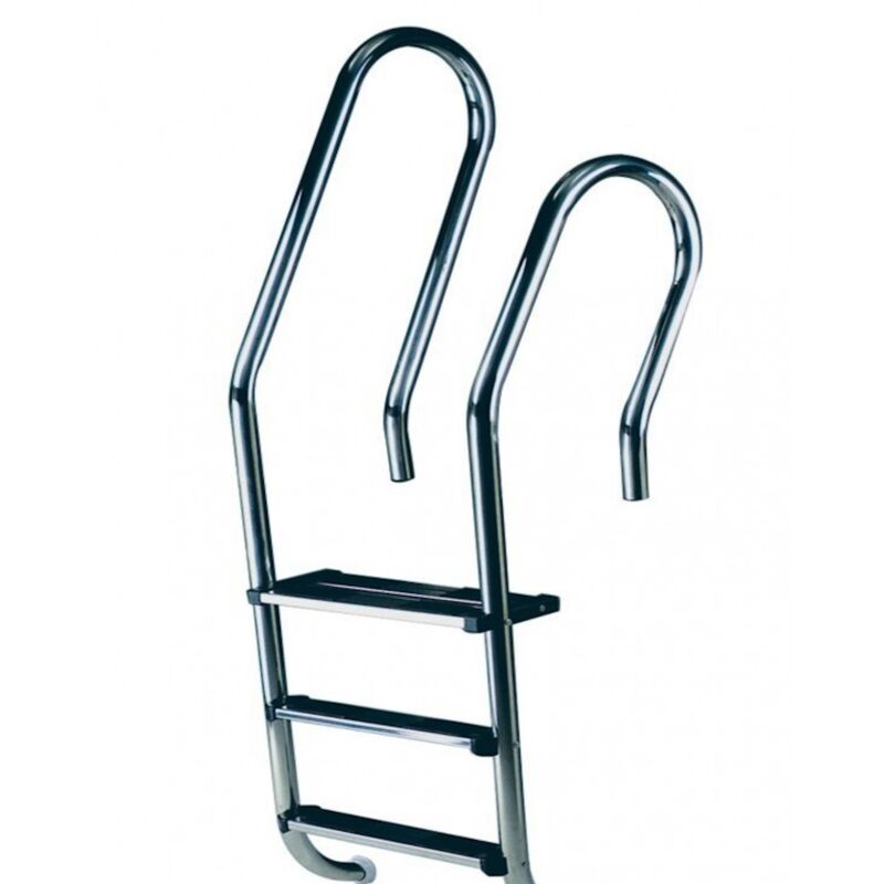 Astralpool - Escalera Modelo Luxe Mixto 2 Peldaños &Quot;Luxury&Quot;+ 1 De Seguridad