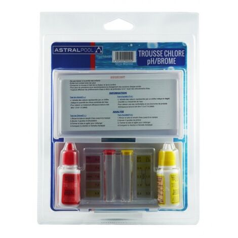 Astralpool – Trousse d'analyse chlore et pH pour piscine – Tests précis pour eau saine – Facilité d'utilisation – Analyse rapide