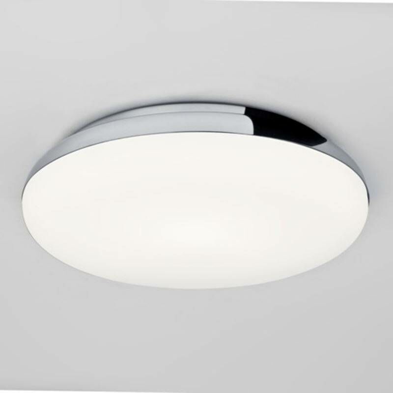 Astro Lighting - Astro Altea 300 - Plafoniera a filo da bagno 1 luce Cromo lucido IP44, E27