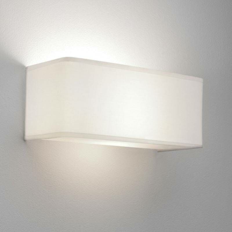 Astro Lighting - Astro Ashino Wide - Lampada da parete per interni a 1 luce in tessuto, E27