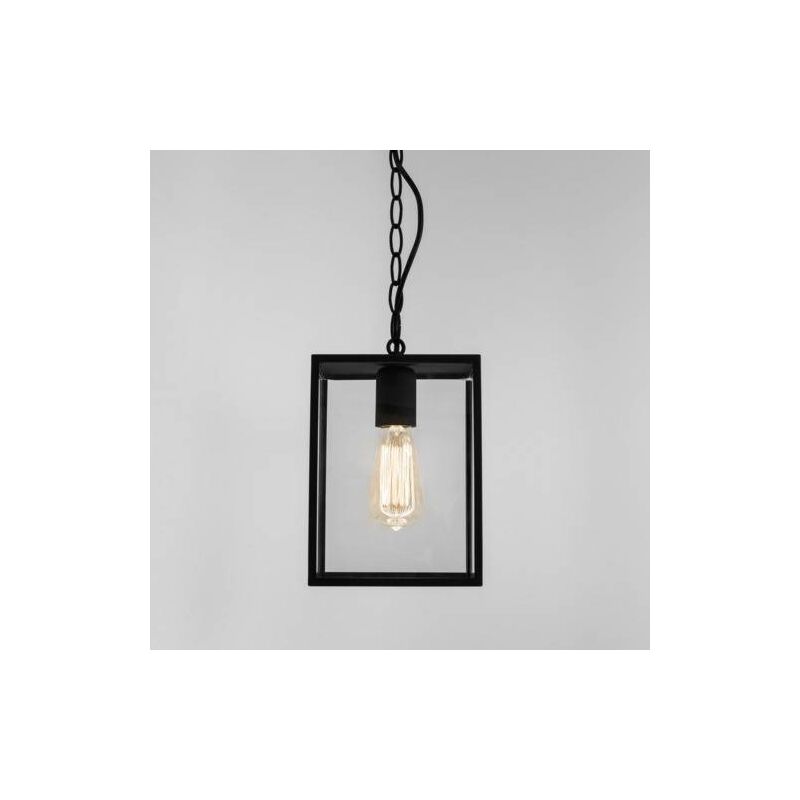 Astro Homefield - Lámpara colgante de techo para exterior con 1 luz Negro, E27