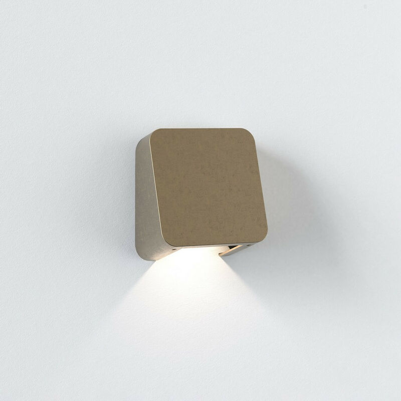 Astro Incline Single COB Integrated LED Coastal Wall Lamp Coastal Solid Brass IP65