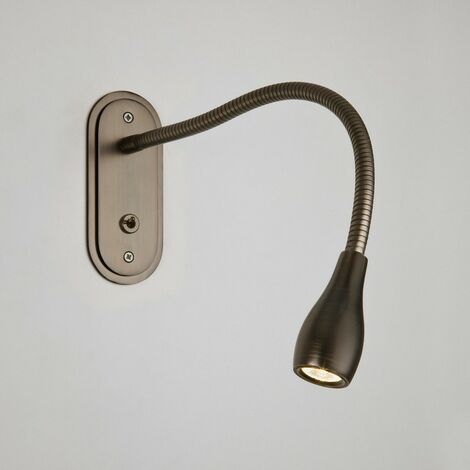 Astro Lindos Switched - LED Reading Wall Light Switched Bronze 2.3W