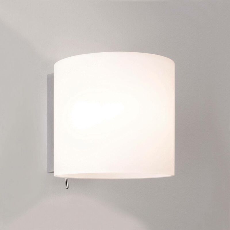 Astro Luga - 1 Light Indoor Wall Light White Glass, E14