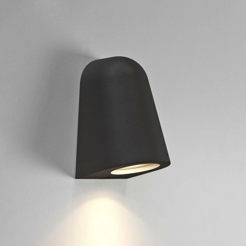 Astro Mast Light - Applique da esterno a led nero strutturato IP65, GU10