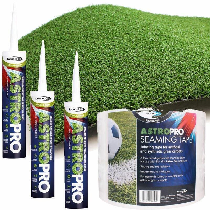 Bond It - 1m Bondit Astro Pro Green Seaming tape for artificial grass turf sports pitches