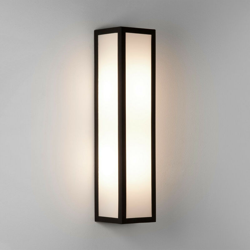 Astro Salerno Outdoor Wall 2 Light Black IP44, E14