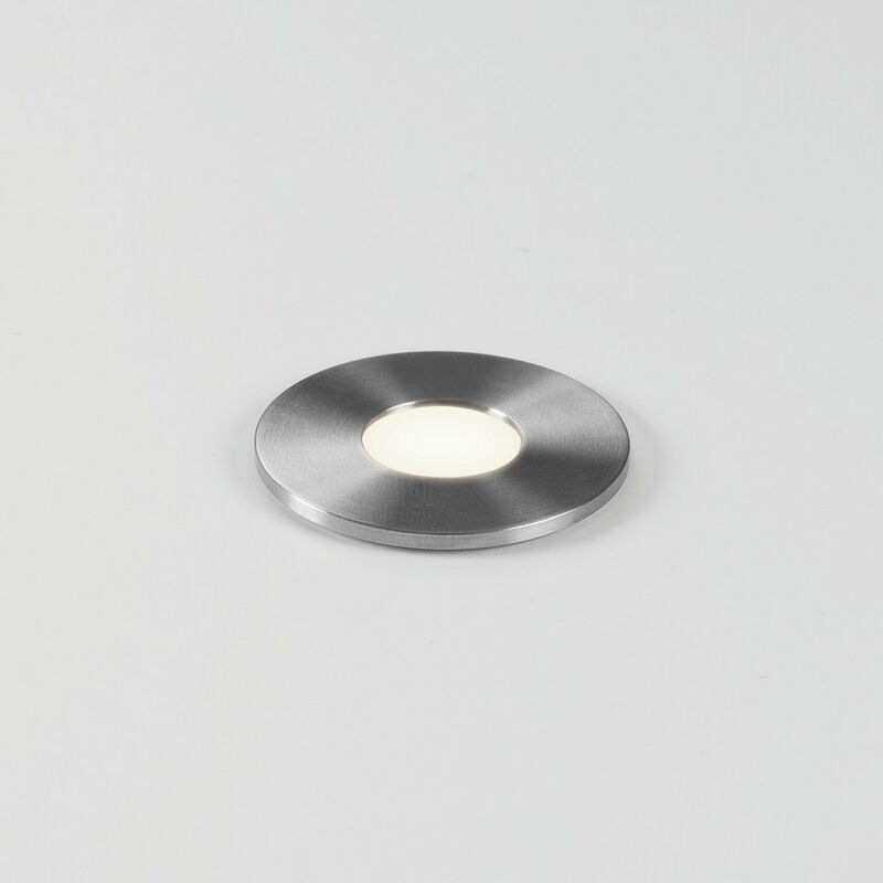 Astro Terra LED 1 Light Round Outdoor Ground Light Stainless Steel IP65