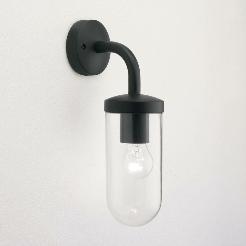 Astro Tressino - 1 Light Outdoor Wall Light Black IP44, E27