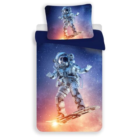 Astronaut Kuschelige Bettwäsche Polyester, 140x200 cm & 70x90 cm
