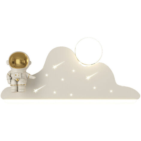 Astronaute LED Applique Murale Pour Chambre D'enfants Dimmable Chevet Applique Murale Projection Étoiles Veilleuse Blanc Contemporain Moderne Applique Murale