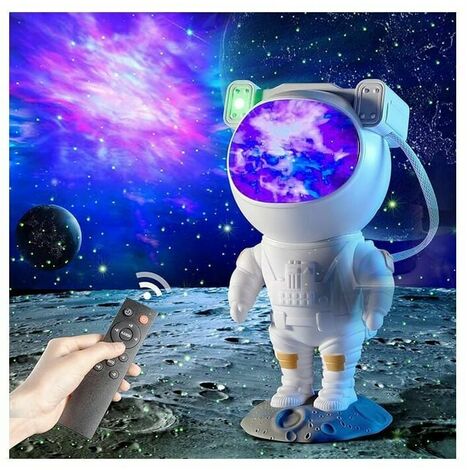 Projecteur LED astronaute ciel étoilé Spaceman Galaxy Star, veilleuse,  projecteur planétarium avec minuterie, télécommande, lampe de plafond pour  chambre à coucher, cadeau pour enfants et adultes : : Bricolage