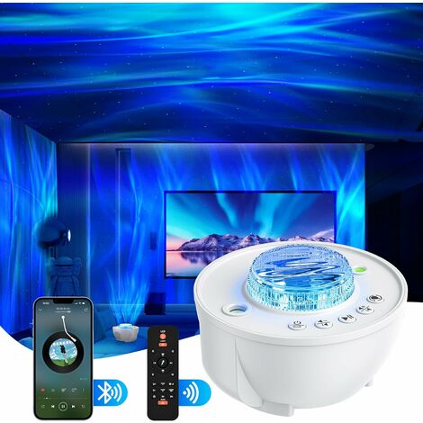 13€ sur Fuzzix Aurora Projecteur aurore boréale - 4 LEDs 2 W RGBW + LED  blanche, 15 diapositives, haut-parleur Bluetooth, Eclairage et jeux de  lumière, Top Prix