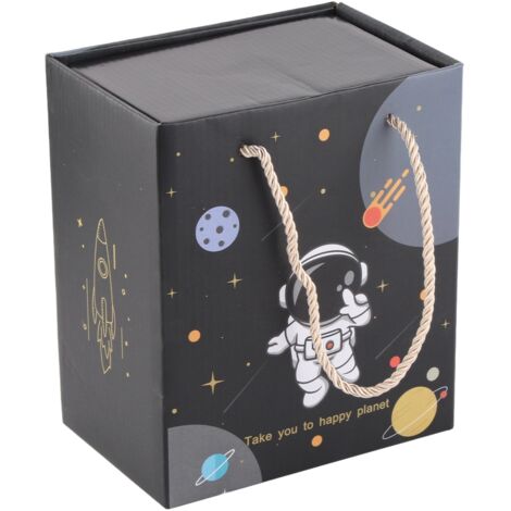 Astronautenbecher 400 ml mit Löffel und Deckel, ergonomisches Design für Kaffee, Tee und Milch – Hellblau