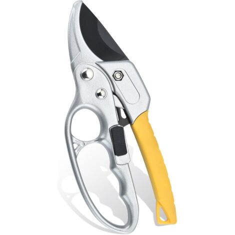 Astschere, Klappastschere, manuelle Klappschere, mit ergonomischem Griff, Hochkohlenstoffstahl, für Bäume und lebende Pflanzen