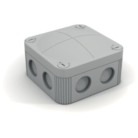 Astuccio 2 Pezzi 2 Cassette 2 Scatole Derivazione JUBOX IP66 (forando membrana) IP67 (pressacavi) IP68 (riempitivo senza pressacavi) 95x95x50 mm