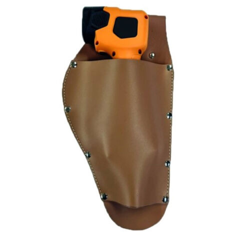 ASTUCCIO FODERO IN CUOIO FONDINA TASCA PORTA FORBICI A BATTERIA 356/A LIF