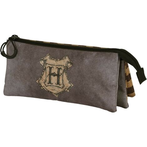 Astuccio Harry Potter Squares-Astuccio Triplo FAN 2.0 Marrone hogwarts