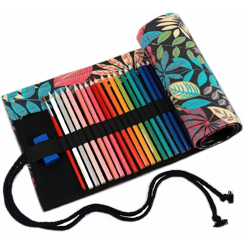 Astuccio in tela per matite, astuccio in tela a 72...