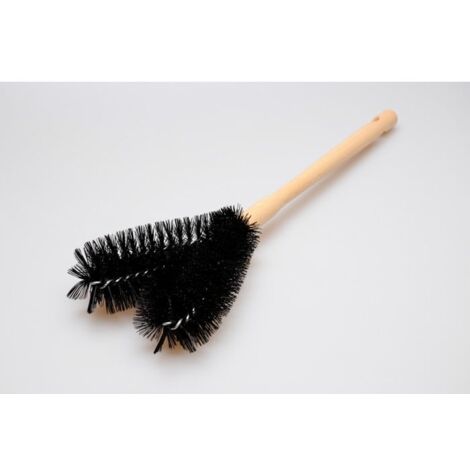 ASTUCEO - Brosse spéciale tondeuse manche en bois