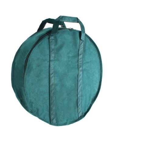 ASTUCEO - Sac rangement pour tuyau d'arrosage vert polyester 45 x 17.5 cm