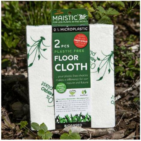 ASTUCEO - Serpillère en cellulose de bois - Lot de 2