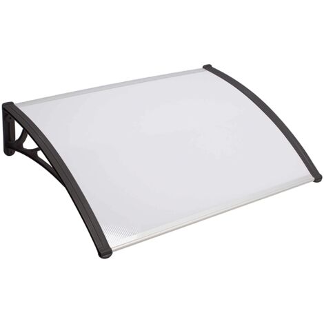 ASUKA - pensilina in policarbonato alveolare opaco porta ingresso 100 x 150 cm