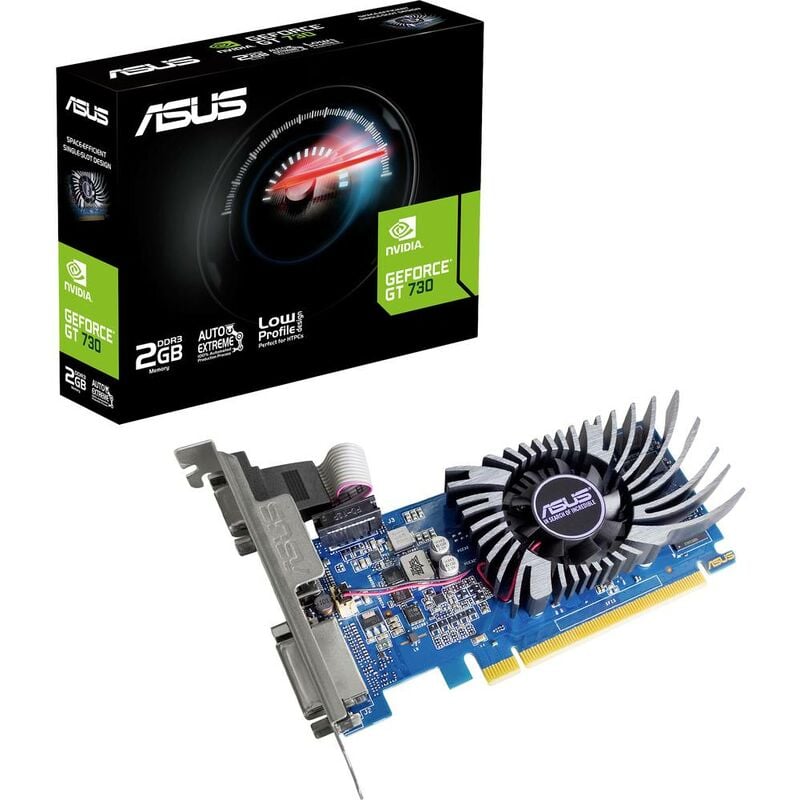Carte graphique Nvidia GeForce GT730 2 gb ram DDR3 vga, dvi, hdmi™ - Asus