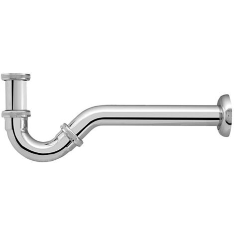 ASW Bidet tuyau 100214 2000 2000 /4" x 32 mm, laiton, rosace Ø 65 mm, chromé
