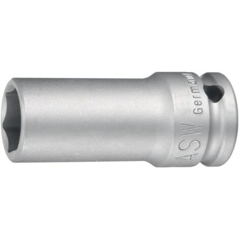 ASW Kr.-Steckschlüssel-Einsatz 1/2" Schlüsselweite 16mm lang Länge 78mm