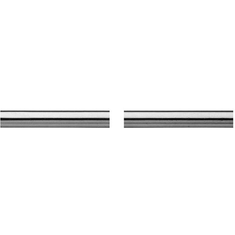 ASW Kupferrohr 455006 12 x 500 mm, beidseits ohne Bördel, verchromt